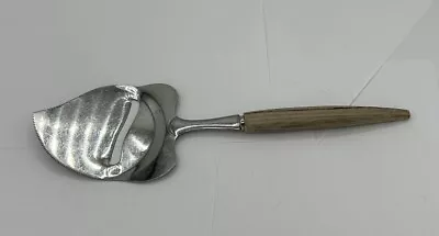 Vintage Cheese Slicer Stainless Steel W/Wood Handle Made In Japan Kitchen Tool • $12.88