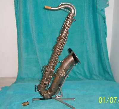 1923 Martin C Melody  Saxophone Low Pitch  Sax Tested Needs Repair Sold As Is • $425