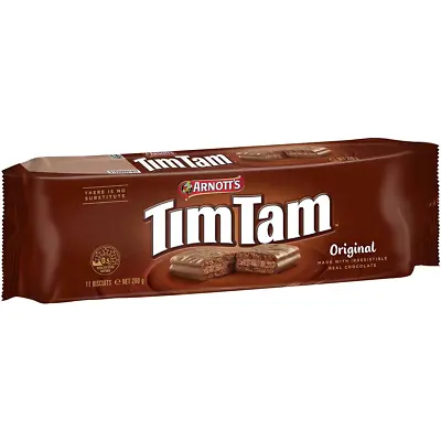Arnotts Tim Tam Original Chocolate Biscuits 200g • $15