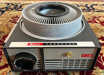 Vintage Kodak Slide Carousel Projector Model 550 With Ektanar Lens - TESTED • $1.43