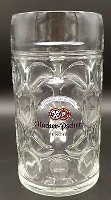 1 Hacker Pschorr Himmel Der Bayern 1 Ltr. Giant Dimpled Glass Beer Munchen  • $18.50
