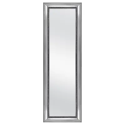 Full Length Mirror Silver Framed Over The Door Wall Hanging Bedroom Closet Hall • $65.48