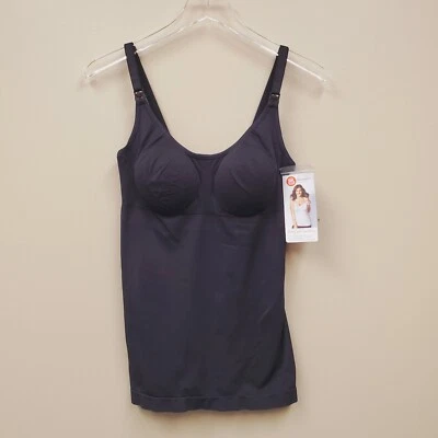 $25.99 • Buy Bravado Designs Body Silk Nursing Camisole Size L Large Black NWT