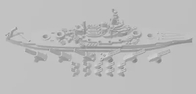 Pennsylvania - US Navy - Rotating Turret - Wargaming - Naval Miniature • $13