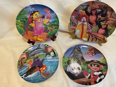 Vintage 1996 (Lot Of 4) McDonalds Plates Zoo Aquarium • $9.99