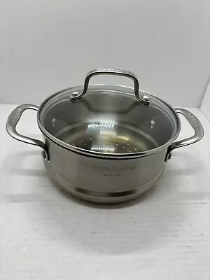 Cuisinart Stainless Steel Steamer Pan 6116-18S With Glass Lid! Ex Cond L@@K!! • $16.85