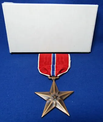 $19.99 • Buy WWII Bronze Star Medal With Original Box VERY NICE CONDITION