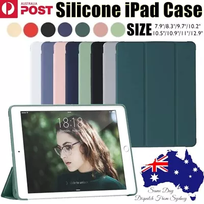 For Apple IPad Air 2 3 4 8th 9th 10th Mini Pro Smart Cover Case Shockproof Stand • $14.95