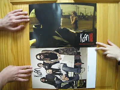 Korn Poster Band Shot 2 Sided Remember Who You Are Oil Field Girl • $50.83