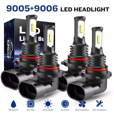 LED Headlights Light Bulbs For Chevy Silverado 1500 2500HD 3500 1999-2006 10000K • $25.99