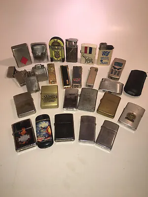 Various Vintage Lighters And Zippos • $15