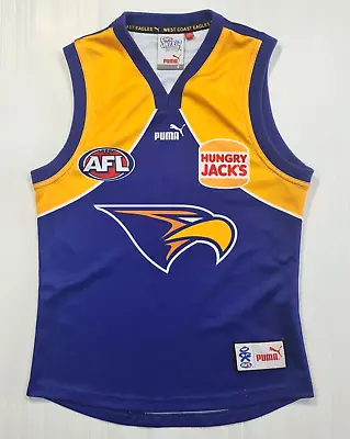 West Coast Eagles Football Jumper Guernsey Puma AFL Size S • $49.95