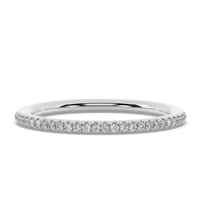 14K Gold 1/7 Cttw Lab Grown Diamonds Anniversary/Wedding/Half Eternity Band • $214.99