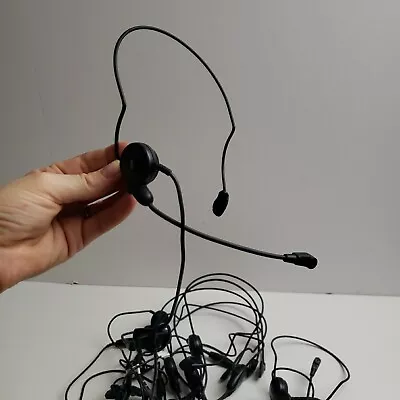 Lot Of 7 OEM Vertex VH-115S Breeze Mini-PtTT Mic Headset VX-210A VX-160 VX-180 • $39