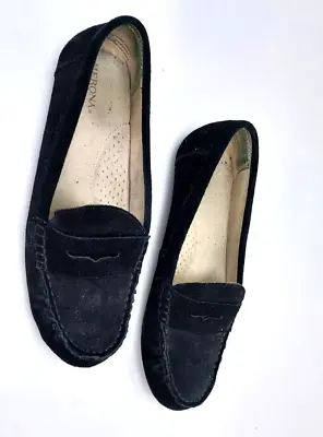 Merona Suede Loafer Womens Shoes Sz 9 Dark Brown  Slip-On Driving • $15.88