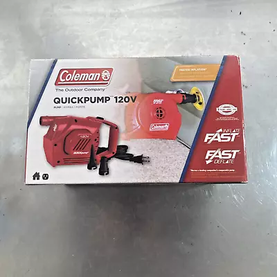 Coleman Quickpump 120v Air Pump. Fast Inflate/Deflate • $14.87