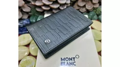 Montblanc Leather Goods 4810 Westside Black Mistery Card Holder • $147.72