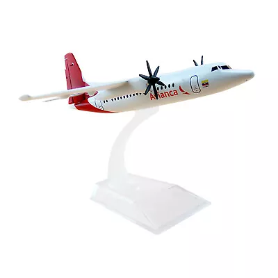 1/200 Air White Colombia Avianca FOK F50 Airlines Diecast Model Plane Display W • $14.08