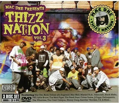 Mac Dre - Mac Dre Presents Thizz Nation 3 [Used Very Good CD] Bonus DVD Boxed S • $18.48