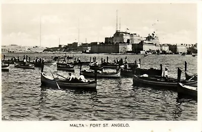 £0.50 • Buy MALTA - FORT ST. ANGELO C1930 RP POSTCARD