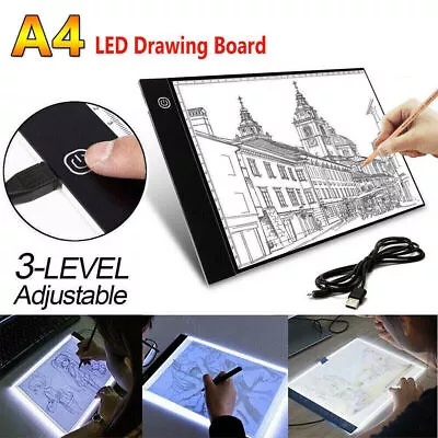 £10.99 • Buy A4 LED Drawing Copy Board Light Box Tracing & Ultra-thin Pad Diamond Painting