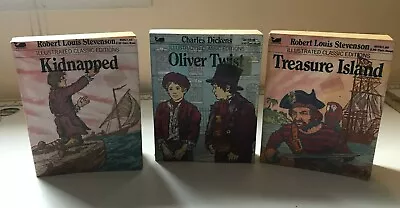 3 Vintage Moby Books Illustrated Classic Edition Mini Paperbacks  • $14.99