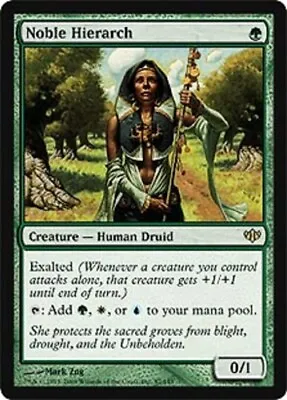 [1x] Noble Hierarch - Near Mint English - Conflux MTG Magic • $10.74