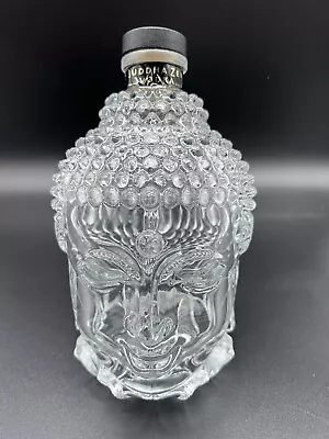 Glass Buddha Zen Vodka Liquor Bottle Decanter Japan • $20.50