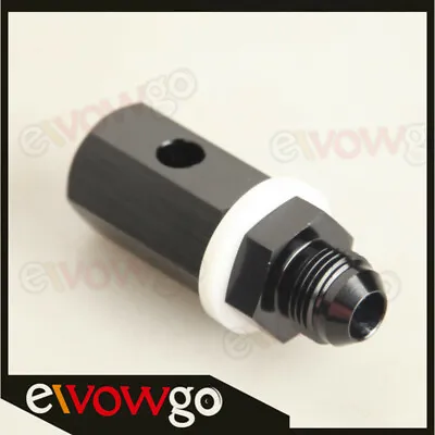 AN8 AN-8 Fuel Cell Safety Roll Over Vent Valve Adapter In Tank Mounted Black • $14.33