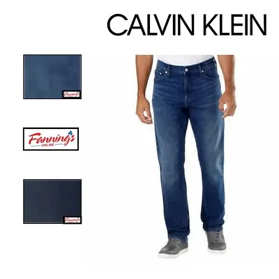 Calvin Klein CK Men’s Sits At Waist Straight Leg Stretch Jeans D31 • $25.95