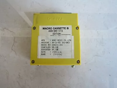 MORI SEIKI MV-JR-65 FANUC MACRO CASSETTE B  A02B-0091-C113  Listed By PAUL • $125