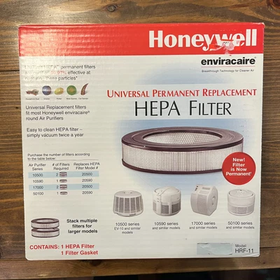 £19.03 • Buy Honeywell HRF-11 HEPA Filter Universal Permanent Replacement New Air Purifier