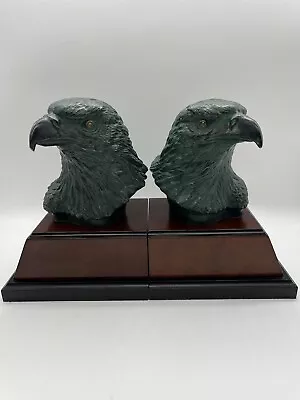 Bald Eagle Bookends Bronze Finish; Set Of 2 • $69.99