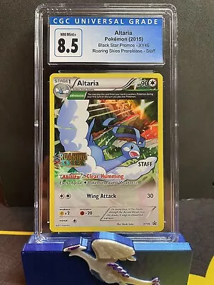 2015 STAFF Promo Altaria XY46 CGC 8.5 Black Star Holo Rare Pokémon B • $29.99