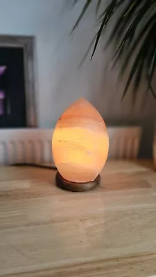 100% Genuine Himalayan Salt Lamp Crystal Pink Rock Salt Lamp Healing Egg Shape • £10