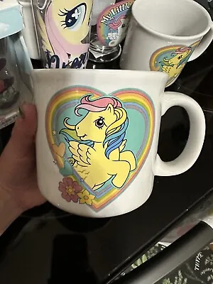 New! My Little Pony Vintage-style Style G1 Jumbo Coffee Mug Tea Cup 2023 • $20