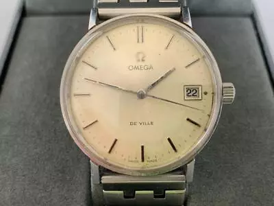 Vintage Omega De Ville Mens Wrist Watch Swiss Tool 106  136.0.19 Collectable • $1250