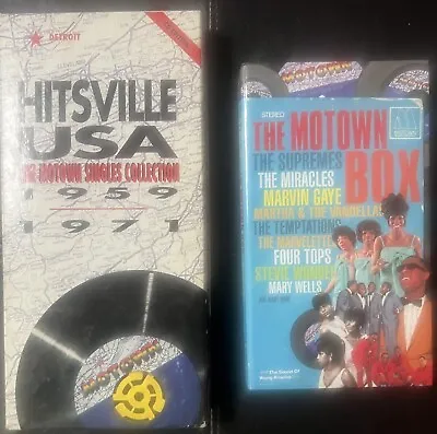 Motown Box Set Lot-Hitsville USA Singles Coll. (mono) & The Motown Box (stereo) • $40