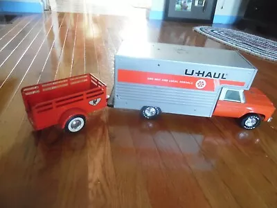 Nylint U-Haul Box Truck And Opened Top Trailer Overall 29  • $175