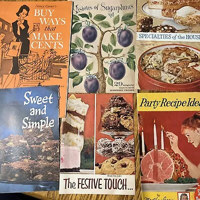 $20.15 • Buy 1960s Cookbook Lot Vintage Recipes Pet Milk Swifts Prunes Leaflets