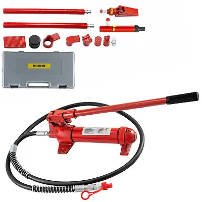 VEVOR 6 Ton Porta Power Hydraulic Jack Auto Body Frame Repair Lift Ram 2 M Hose • $94.90