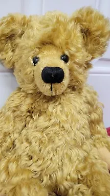 Winifred Bear Mohair Artist Teddy Bear 17 Inches Big Five Way Jointed Golden  • $29.99