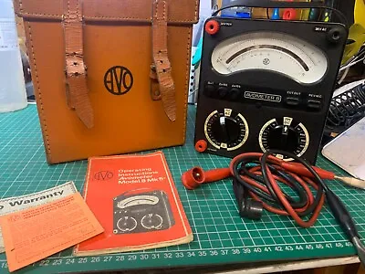 Avometer 8 With Case Leads & Instruction Book • £45