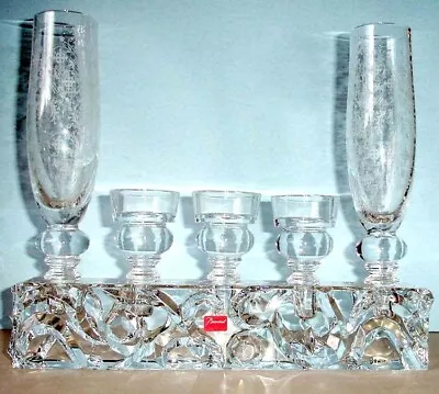 Baccarat Forest Of Dreams Crystal Vases & Candle Holders 6 PC Marcel Wanders New • $1945.18