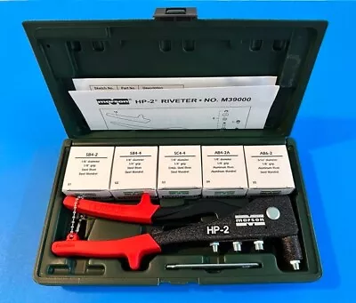 Marson HP-2 Hand Riveter Kit W/Case - #39001 - Open Box New • $7.99