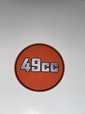 49cc 4 Stroke Motorized Engine Decal Orange • $6