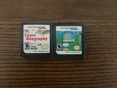 2x DS Games - Learn Geography + High School Musical 2 [PAL] - Nintendo DS • $2