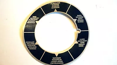 £14.99 • Buy Swimming Pool Multi Port Filter Valve Self Adhesive Port Indicating Label