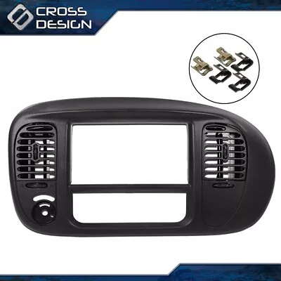 Fit For 2000 2001 2002 03 Ford F150 Center Dash Radio Surround Bezel Trim Panel • $27.70