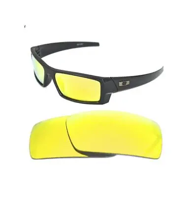 NEW POLARIZED CUSTOM 24k GOLD LENS FOR OAKLEY GASCAN S SUNGLASSES • $30.06